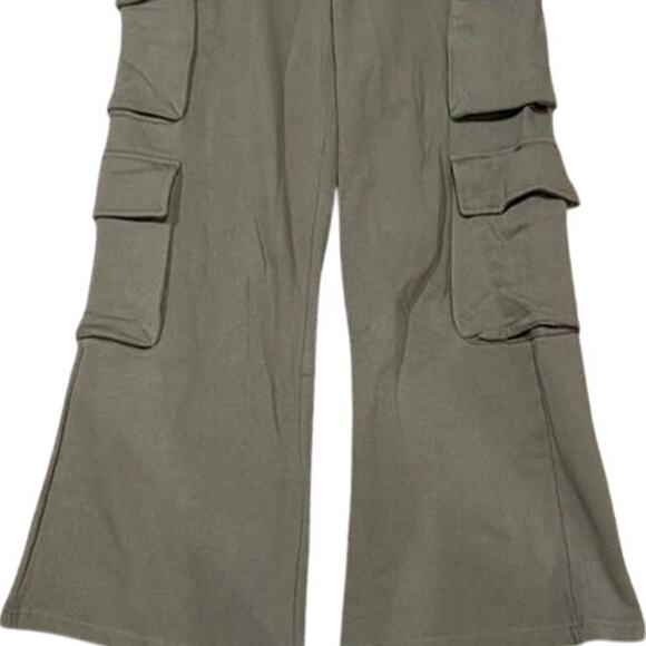 NWT Weworewhat Cargo Oversized Baggy Relaxed Fit High Rise Sweat Pants S Stone - Picture 4 of 15